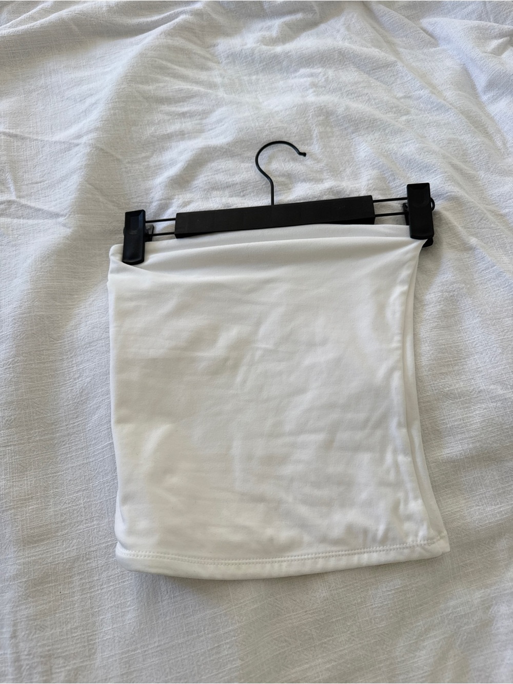 White Tube Top Garage Size XXS Like New